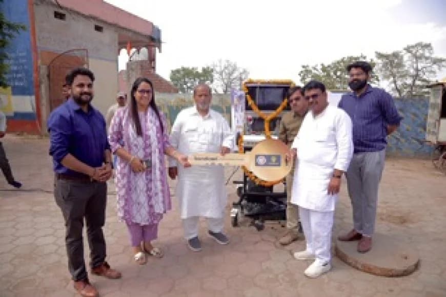उज्जैन में बैंडिकूट रोबोट के साथ फ्यूचरिस्टिक मैनहोल क्लीनिंग सॉल्यूशन पेश किया गया।